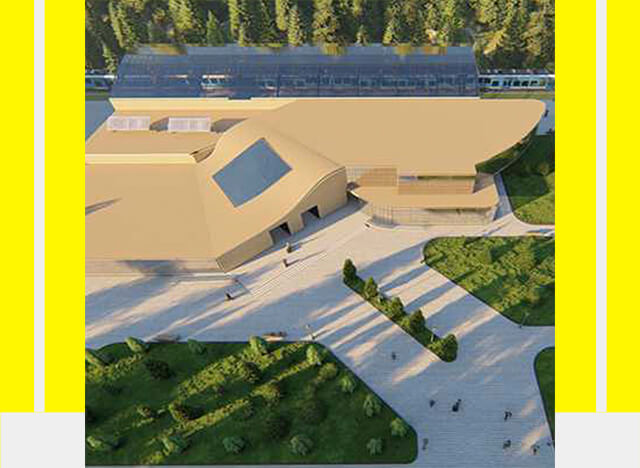 پروژه معماری سالن ایستگاه قطار